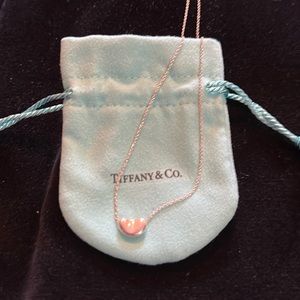 Tiffany Elsa Peretti 925 Bean Necklace